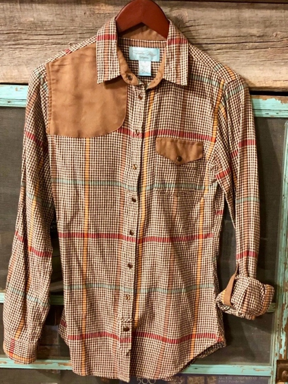 Tasha Polizzi Shirt - Brown and Tan